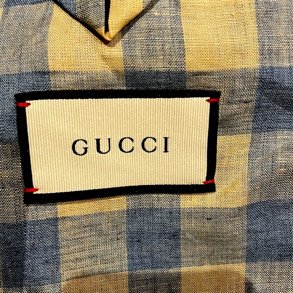 Gucci Over Jacket Stone Washed Denim size 44